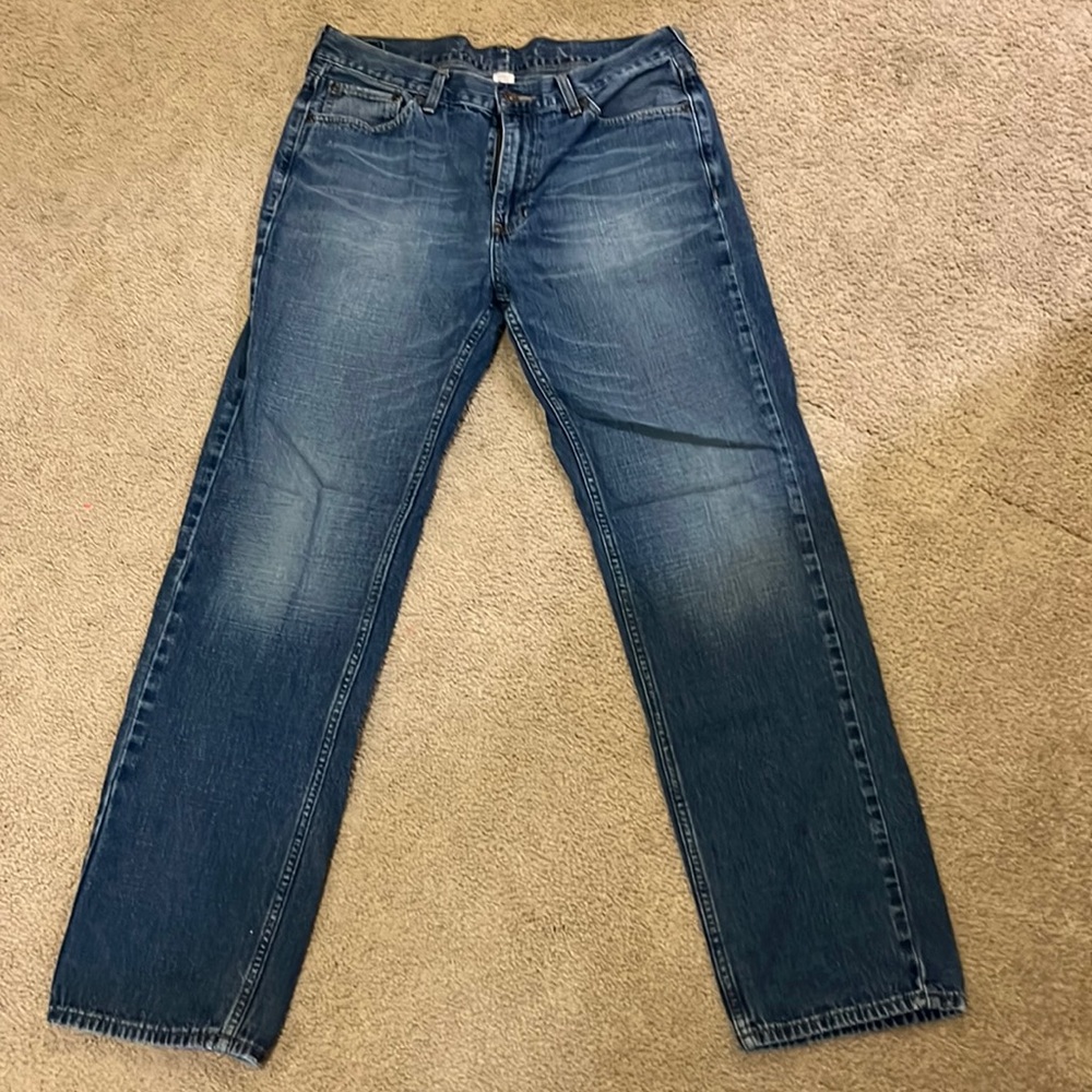 Nautica jeans size 34/32 light wash straight leg